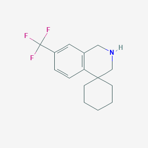 7'-(Trifluoromethyl)-2',3'-dihydro-1'h-spiro[cyclohexane-1,4'-isoquinoline] - 1425335-36-9