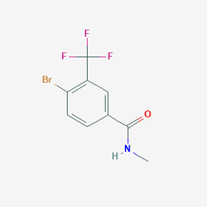 4-Bromo-N-methyl-3-(trifluoromethyl)benzamide - 1518956-79-0