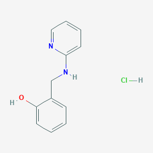 2-{[(Pyridin-2-yl)amino]methyl}phenol hydrochloride - 1803582-56-0