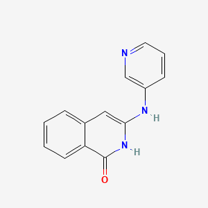 3-[(Pyridin-3-yl)amino]-1,2-dihydroisoquinolin-1-one - 1246961-03-4