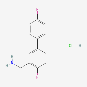 (4,4'-Difluoro[1,1'-biphenyl]-3-yl)methanamine hydrochloride - 1401425-38-4