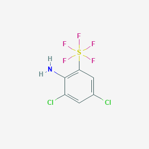 2,4-Dichloro-6-(pentafluorosulfur)aniline - 1706446-47-0