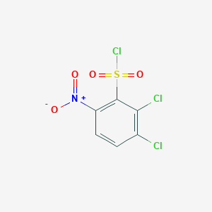 2,3-Dichloro-6-nitrobenzenesulfonyl chloride - 1803838-57-4