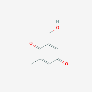 2-(Hydroxymethyl)-6-methylcyclohexa-2,5-diene-1,4-dione - 51985-02-5