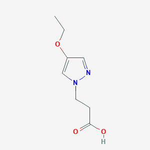 3-(4-Ethoxypyrazol-1-yl)-propionic acid - 1864919-13-0