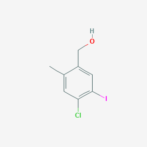 (4-Chloro-5-iodo-2-methylphenyl)methanol - 1807510-09-3