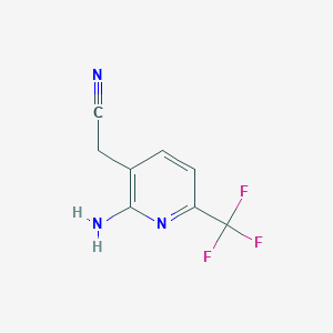 2-Amino-6-(trifluoromethyl)pyridine-3-acetonitrile - 1227598-80-2