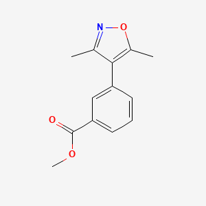 3-(3,5-Dimethyl-isoxazol-4-yl)-benzoic acid methyl ester - 1858241-95-8