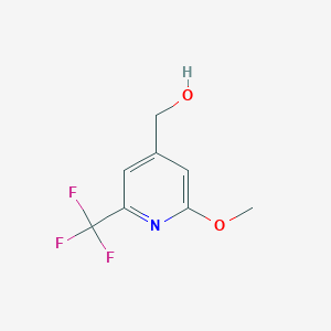 2-Methoxy-6-(trifluoromethyl)pyridine-4-methanol - 1227603-82-8