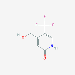 2-Hydroxy-5-(trifluoromethyl)pyridine-4-methanol - 1227576-55-7