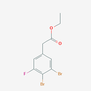Ethyl 3,4-dibromo-5-fluorophenylacetate - 1803785-28-5
