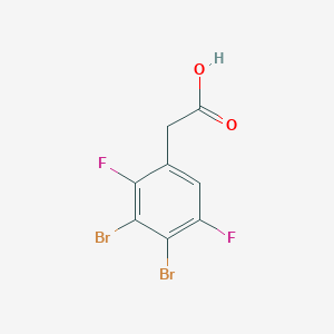 3,4-Dibromo-2,5-difluorophenylacetic acid - 1803783-39-2