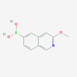 (3-Methoxyisoquinolin-6-yl)boronic acid - 1690326-09-0