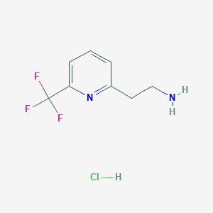 2-[6-(Trifluoromethyl)pyridin-2-yl]ethan-1-amine hydrochloride - 1909316-07-9