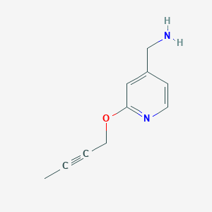 [2-(But-2-ynyloxy)pyridin-4-yl]methylamine - 1936421-86-1