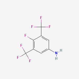 3,5-Bis(trifluoromethyl)-4-fluoroaniline - 1807018-82-1