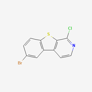 6-Bromo-1-chloro[1]benzothieno[2,3-c]pyridine - 1235872-86-2