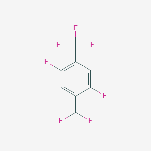 2,5-Difluoro-4-(trifluoromethyl)benzodifluoride - 1806315-08-1