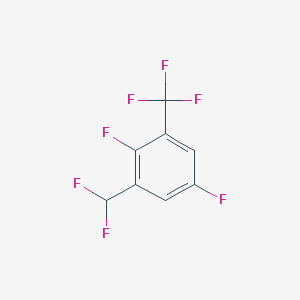 2,5-Difluoro-3-(trifluoromethyl)benzodifluoride - 1806290-54-9
