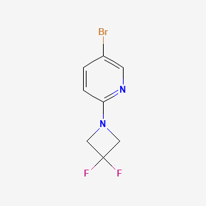 5-Bromo-2-(3,3-difluoroazetidin-1-yl)pyridine - 1713163-33-7