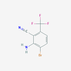 2-AMINO-3-BROMO-6-(TRIFLUOROMETHYL)BENZONITRILE - 1806849-47-7