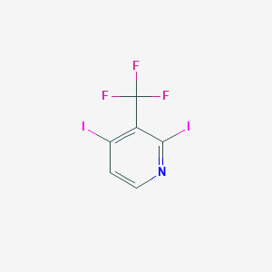 2,4-Diiodo-3-(trifluoromethyl)pyridine - 1227574-86-8