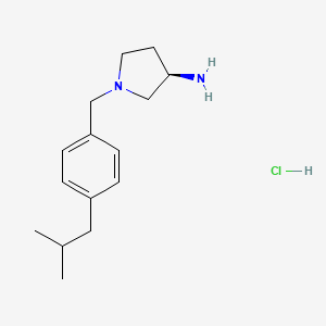 R-1-(4-Isobutylbenzyl)pyrrolidin-3-ylamine hydrochloride - 2203952-49-0