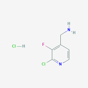 (2-Chloro-3-fluoropyridin-4-yl)methanamine hydrochloride - 2225146-88-1