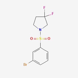 1-(3-Bromobenzenesulfonyl)-3,3-difluoropyrrolidine - 2021194-15-8