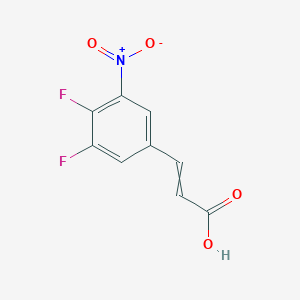3,4-Difluoro-5-nitrocinnamic acid - 1807334-99-1