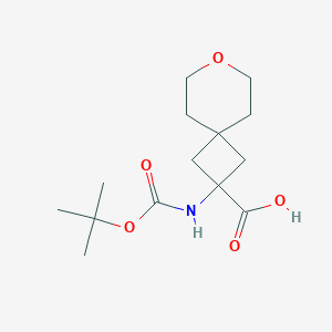 2-((Tert-butoxycarbonyl)amino)-7-oxaspiro[3.5]nonane-2-carboxylic acid - 1823271-75-5