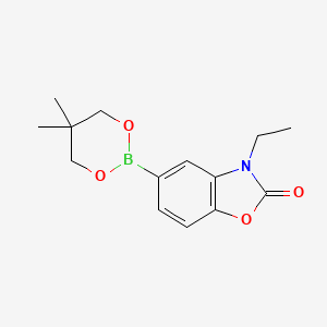 5-(5,5-Dimethyl-[1,3,2]dioxaborinan-2-yl)-3-ethyl-3H-benzooxazol-2-one - 1802148-90-8