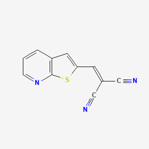 (Thieno[2,3-b]pyridin-2-ylmethylene)malononitrile - 2167917-90-8