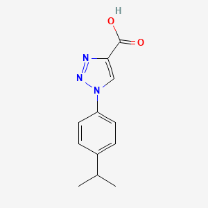 1-(4-Isopropylphenyl)-1H-1,2,3-triazole-4-carboxylic acid - 1042604-77-2