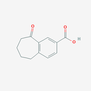 9-Oxo-6,7,8,9-tetrahydro-5H-benzo[7]annulene-2-carboxylic acid - 889958-30-9