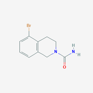 5-Bromo-3,4-dihydro-1H-isoquinoline-2-carboxylic acid amide - 2123438-27-5