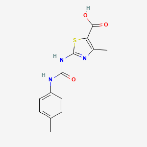 4-Methyl-2-({[(4-methylphenyl)amino]carbonyl}amino)-1,3-thiazole-5-carboxylic acid - 1105193-88-1