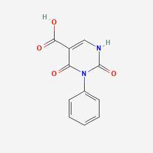 2,4-Dioxo-3-phenyl-1,2,3,4-tetrahydropyrimidine-5-carboxylic acid - 37804-34-5