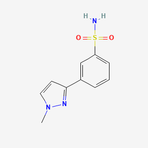 3-(1-Methyl-1H-pyrazol-3-yl)-benzenesulfonamide - 2167903-60-6
