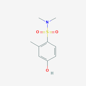 4-Hydroxy-2,N,N-trimethylbenzenesulfonamide - 1822771-49-2