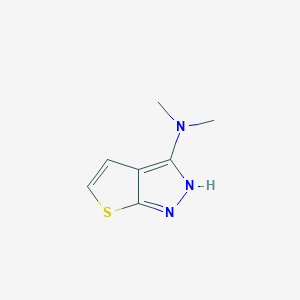 N,N-dimethyl-1H-thieno[2,3-c]pyrazol-3-amine - 2227272-46-8