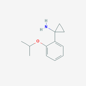 1-[2-(Propan-2-yloxy)phenyl]cyclopropan-1-amine - 1704089-35-9