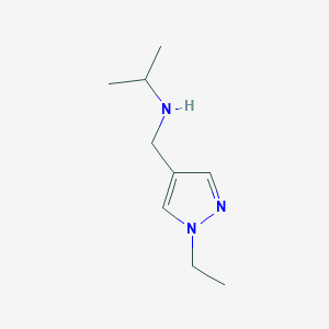 N-[(1-Ethyl-1H-pyrazol-4-YL)methyl]-N-isopropylamine - 1015845-79-0