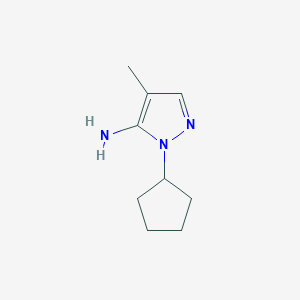 1-Cyclopentyl-4-methyl-1H-pyrazol-5-amine - 936940-47-5