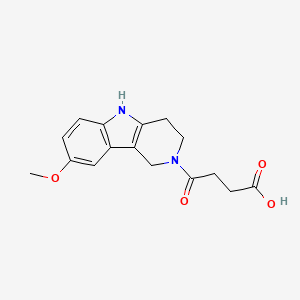 4-(8-methoxy-1,3,4,5-tetrahydro-2H-pyrido[4,3-b]indol-2-yl)-4-oxobutanoic acid - 1146291-12-4