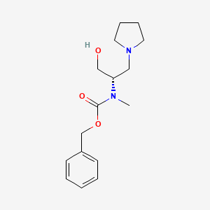 (S)-Benzyl (1-hydroxy-3-(pyrrolidin-1-yl)propan-2-yl)(methyl)carbamate - 675602-76-3
