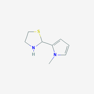 Thiazolidine, 2-(1-methyl-1H-pyrrol-2-yl)- - 51859-79-1