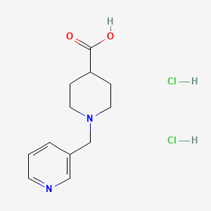 1-(Pyridin-3-ylmethyl)piperidine-4-carboxylic acid dihydrochloride - 946409-40-1