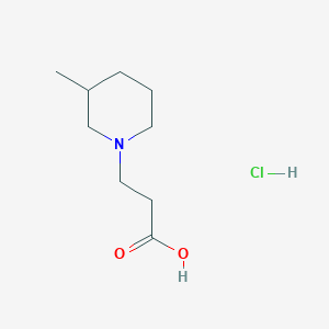 3-(3-Methyl-piperidin-1-yl)-propionic acid hydrochloride - 1158363-16-6