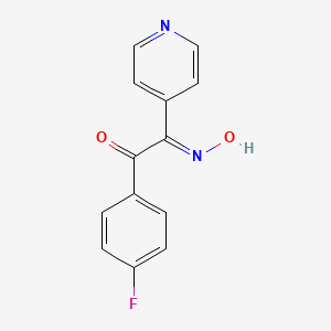 (E)-1-(4-Fluorophenyl)-2-(hydroxyimino)-2-(pyridin-4-yl)ethanone - 152121-33-0